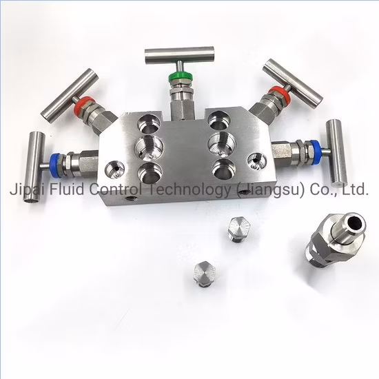 Nai Lok Vanne Collecteur 5 Voies Collecteurs 5 Vannes pour Transmetteur Rosemount Collecteurs en Acier Inoxydable